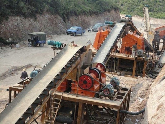 KG Energy Mining Diesel Engine Portable Rock Crusher Κατάλληλος για διάφορες εφαρμογές