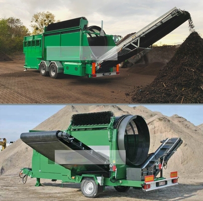 6.3 yd3 4.8 m3 χωρητικότητα Hopper κινητό βαρέλι λιπασμάτων βαρέλι για αστικά στερεά απόβλητα