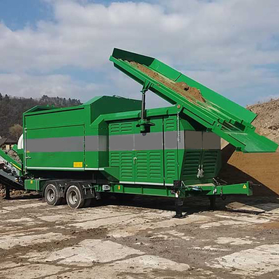 5.5KW Coal Trommel Screen Machine για τον διαχωρισμό των οργανικών και των σύνθετων λιπασμάτων