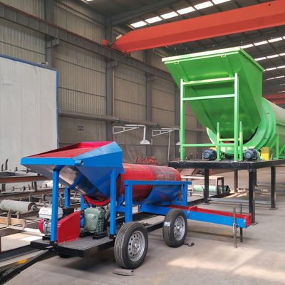 3000*1000*1800mm Μικρή οθόνη για πλύση χρυσού σε εξοπλισμό εξόρυξης χρυσού ποταμού