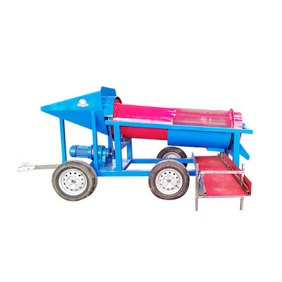 Συλλέγοντας εξοπλισμό Nugget Gold Mining Trommel Screen 3000x1000x1800mm 98% αποδοτικότητα