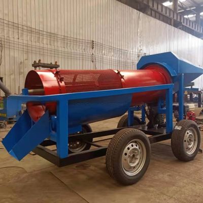 5-10 τόνων Μικρό μηχάνημα διαχωρισμού μπλε χρυσού κινητή κουμπαραία για την επεξεργασία μεταλλεύματος