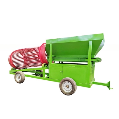 Κινητή συσκευή καθαρισμού καυσίμων Trommel Screen Discharge Machine Μέγεθος ως αίτημα