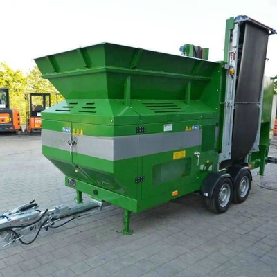 5.5KW Coal Trommel Screen Machine για τον διαχωρισμό των οργανικών και των σύνθετων λιπασμάτων