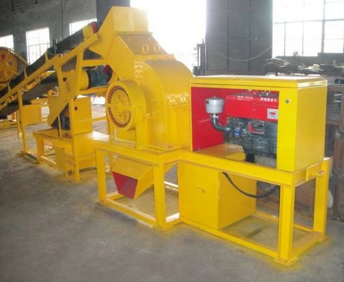 Μίνι κινητήρας ντίζελ Hummer Crusher Mill για την γραμμή παραγωγής γλύκας πέτρας μάρμαρο γρανίτη
