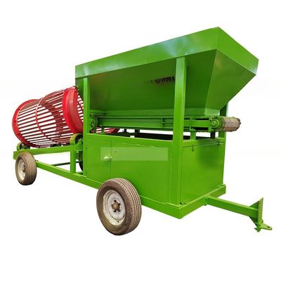 Το Firewood Trommel Screener τώρα μετασχηματίστηκε με το κυκλικό ξύλινο τσιπ Rotary Drum Screen