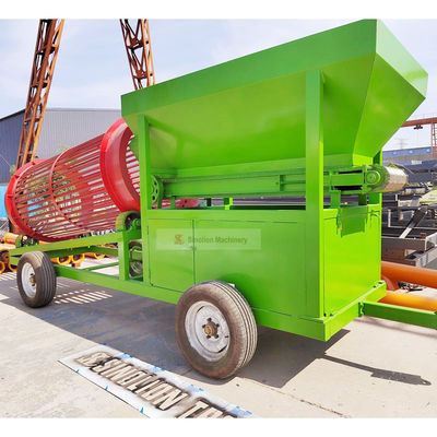 Το Firewood Trommel Screener τώρα μετασχηματίστηκε με το κυκλικό ξύλινο τσιπ Rotary Drum Screen