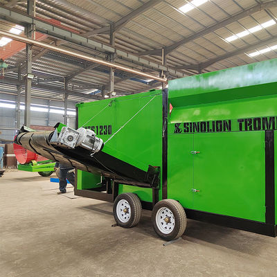 Φορητή κινητή οθόνη με τρούμπα Ιδανική για την ανίχνευση κομποστοειδών και άλλων υλικών