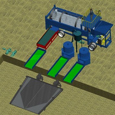 Επικίνδυνο χάλυβα για την εξόρυξη χρυσού για πλύση χρυσού 30 mm Τεχνητό χάλυβα χρυσού