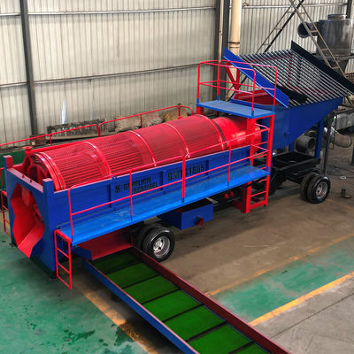 Γρήγορη και εύκολη εξόρυξη χρυσού με εξόρυξη ενέργειας PORTABLE Gold Diamond Trommel Wash Plant