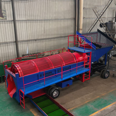 Γρήγορη και εύκολη εξόρυξη χρυσού με εξόρυξη ενέργειας PORTABLE Gold Diamond Trommel Wash Plant