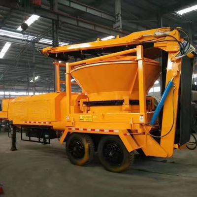 4-6 Blade Diesel Mobile Big Rotary Hopper Φυτικό εργοστάσιο αποκόλλησης δέντρων