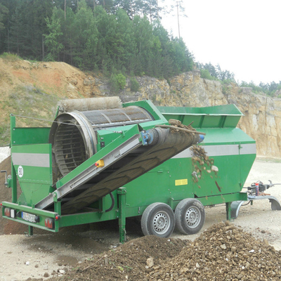 5.5KW Coal Trommel Screen Machine για τον διαχωρισμό των οργανικών και των σύνθετων λιπασμάτων