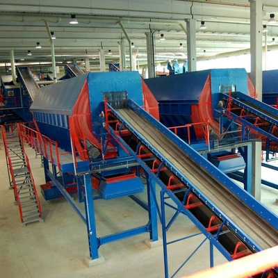 5.5KW Δύναμη Κινητό κουδούνι πλύσης χρυσού για το αστικό εργοστάσιο ταξινόμησης στερεών αποβλήτων