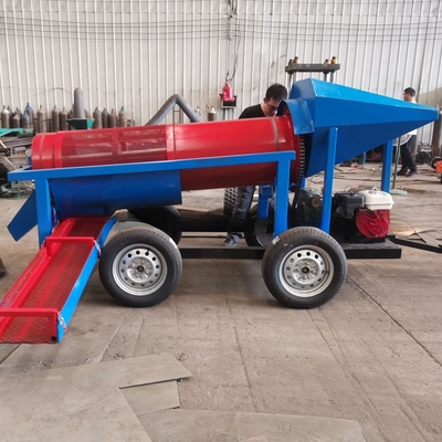 920 KG χωρητικότητα κινητά μικρής κλίμακας εργοστάσια πλύσης χρυσού