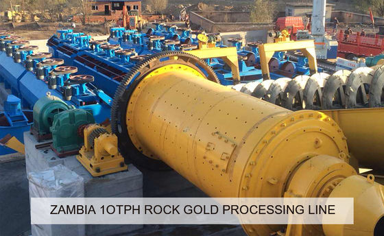 Βιομηχανικό 5 τόνων σφαιρικό μύλο της Ζιμπάμπουε με οριζόντιο περιστρεφόμενο σχεδιασμό και χωρητικότητα άλεσης