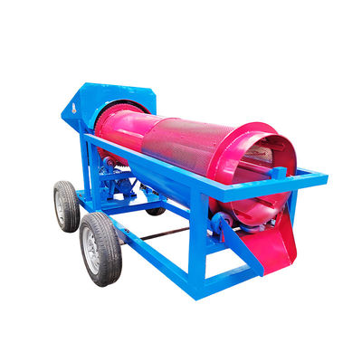 98% φορητό ποτάμι καταρροϊκό χρυσάφι και διαμάντι Trommel οθόνη πλύση εργοστάσιο μηχανή