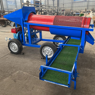 98% φορητό ποτάμι καταρροϊκό χρυσάφι και διαμάντι Trommel οθόνη πλύση εργοστάσιο μηχανή