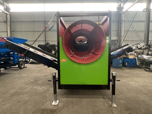 2000 KG Πάνω έδαφος Άμμος Χαλίτσα Τραμπέλα Εικονίδιο για κινητή οικιακή κομποστοποίηση Συγκεντρωτικό Διαλογισμό