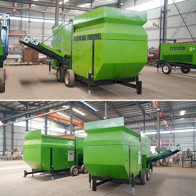 Υψηλή φήμη Heavy Duty Rock Trommel Screen για χρυσό κινητή οθόνη σε προσιτή τιμή