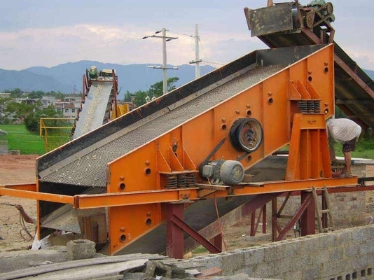Εξοπλισμός διαλογής άνθρακα Πετρανοειδής οθόνη για τροφοδοσία Μεγέθους μικρότερου των 300 mm