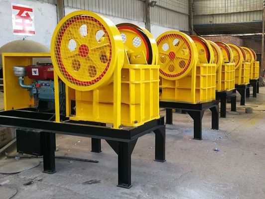 PE400x600 Χρυσό Ore πέτρα σαγόνι Crusher Μηχανή για έξοδο σε 30kw εργοστάσιο παραγωγής