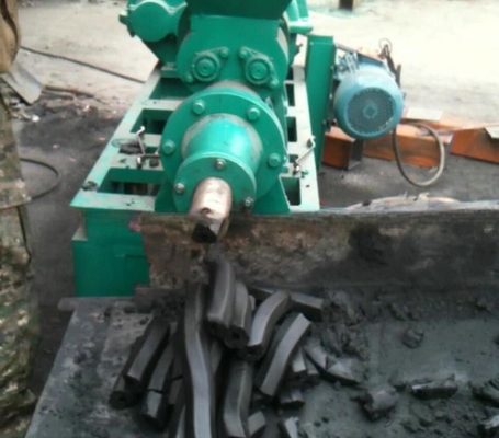Εξαγωνικό σχήμα άνθρακα άνθρακα Extruder Press Machine Briquette Maker με χωρητικότητα 415V