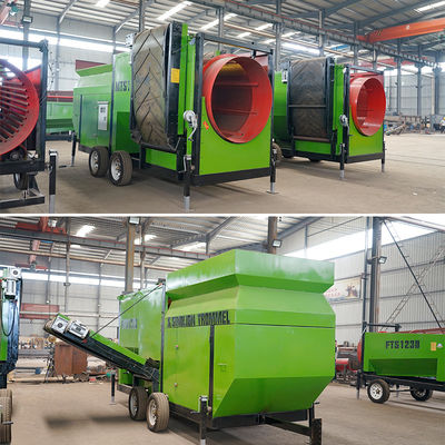 110v-440v βαρύ φορτίο πέτρα σκουπίδια κουδούνι οθόνη κινητό εξοπλισμό διαχωρισμού ορυκτών