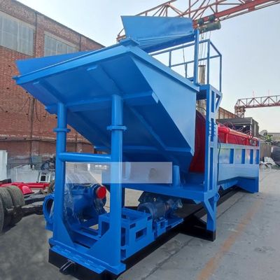 Μεγέθους τροφοδοσίας βράχου Λιγότερο από 300 mm Κινητό εργοστάσιο πλύσης χρυσού με συγκεντρωτήρα