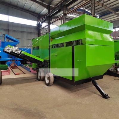 2200 KG Μικρή κλίμακα Κινητή 2 στρώσεις Διαλογή σκουπιδιών Τρομπέλα οθόνη με αποχέτευση Μέγεθος ανάλογα με το αίτημα