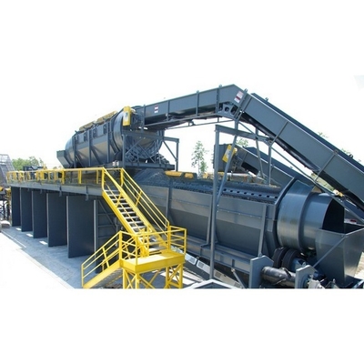 2200 KG Λειτουργία ανακύκλωσης αποβλήτων απορριμμάτων MSW Trommel Screen από εργοστάσιο παραγωγής