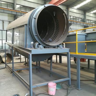 2200 KG Λειτουργία ανακύκλωσης αποβλήτων απορριμμάτων MSW Trommel Screen από εργοστάσιο παραγωγής