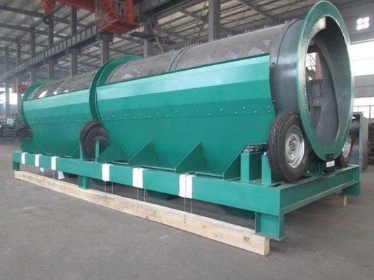 2200 KG χωρητικότητας διαχωριστής άμμου και χαλίκις με υλικό οθόνης από ανοξείδωτο χάλυβα