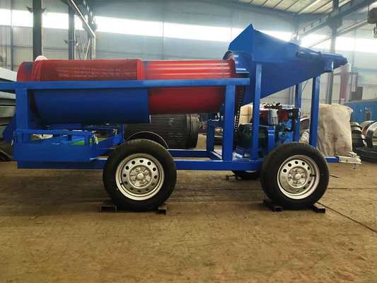 Μίνι κινητή μηχανή σίτισης χρυσού 4000 KG για διαχωρισμό και συγκέντρωση μετάλλου