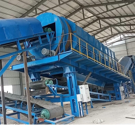 5.5KW Δύναμη Κινητό κουδούνι πλύσης χρυσού για το αστικό εργοστάσιο ταξινόμησης στερεών αποβλήτων