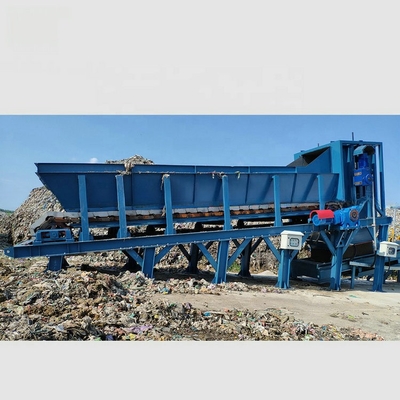 5.5KW Δύναμη Κινητό κουδούνι πλύσης χρυσού για το αστικό εργοστάσιο ταξινόμησης στερεών αποβλήτων