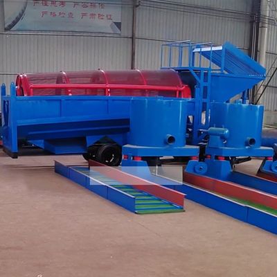 200 τ/ώρα φορητός τύπου κλειδί σε τροχιά τροχοφόρος χωριστής χώματος χρυσού και πετρώματος για την εξόρυξη ενέργειας