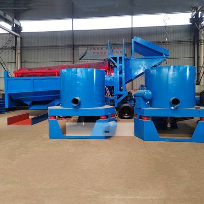 200 τ/ώρα φορητός τύπου κλειδί σε τροχιά τροχοφόρος χωριστής χώματος χρυσού και πετρώματος για την εξόρυξη ενέργειας