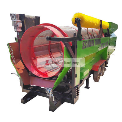 Κινητή μηχανή κορμού άνθρακα, πέτρα, χρυσή άμμος, χαλίκι, λιπασμό, κομπωτό με τριαντάφυλλα, με τάση Sinolion