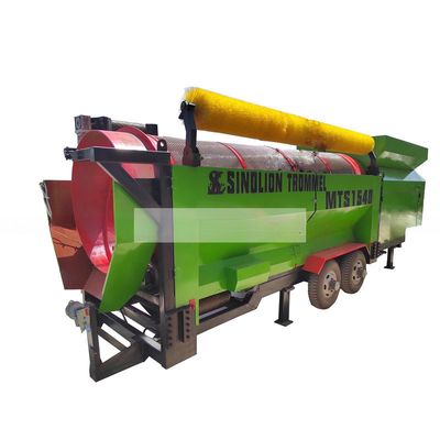 Κινητή μηχανή κορμού άνθρακα, πέτρα, χρυσή άμμος, χαλίκι, λιπασμό, κομπωτό με τριαντάφυλλα, με τάση Sinolion