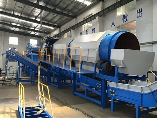 5.5KW Δύναμη Κινητό κουδούνι πλύσης χρυσού για το αστικό εργοστάσιο ταξινόμησης στερεών αποβλήτων