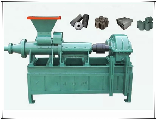 Εύκολο στη λειτουργία BBQ Extruder Charcoal Brown Coal Stick Rod Briquette Machine 700 KG