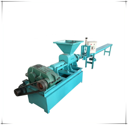 Εύκολο στη λειτουργία BBQ Extruder Charcoal Brown Coal Stick Rod Briquette Machine 700 KG