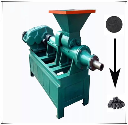 Εύκολο στη λειτουργία BBQ Extruder Charcoal Brown Coal Stick Rod Briquette Machine 700 KG
