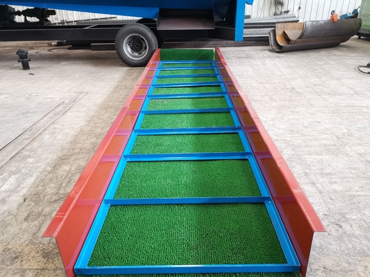 1000*6000mm Χρυσή εξόρυξη συγκέντρωση Sluice Box και απόδοση