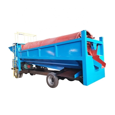 8000*2200*4000 Gold Mobile Trommel Screen Machine Wash Plant με μακρά διάρκεια ζωής