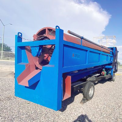 8*2,2*4m Εγκατάσταση πλύσης Trommel για τη συλλογή και διαχωρισμό ορυκτών σε μεγάλη κλίμακα