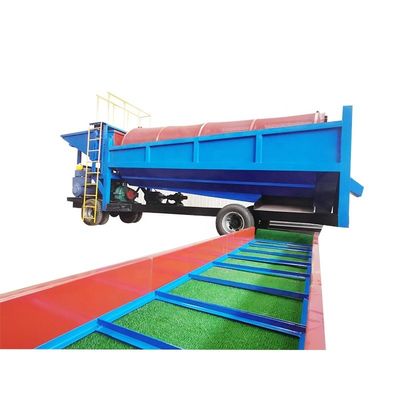 6500 KG Κινητός διαχωριστής άμμου χρυσού Ορυχείο Τρομπέλα Μηχανήματα πλύσης με εγχειρίδιο εφοδιασμού