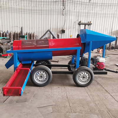 350*1500mm Χρυσή Σκάλα Κινητή Τραμπέλα για εργοστάσιο πλύσης χρυσαφένιου ύψους 5-10 τόνων