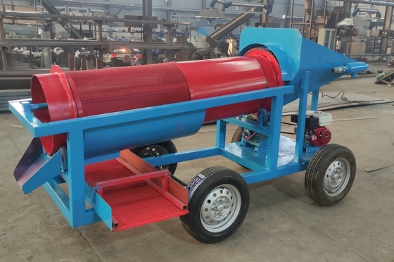 Μίνι Gold Wash Plant Χρυσό πλυντήριο Trommel Screen Εξοπλισμός 5-10TPH Προσαρμοσμένη κατασκευή